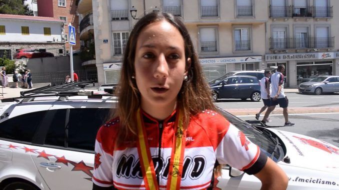 Carolina Esteban, ciclista Fuenlabreña.