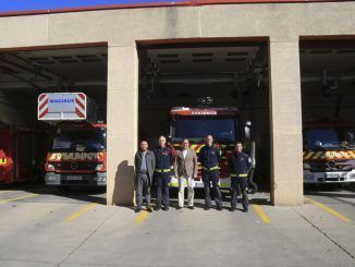 Leganés-Alcalde visita bomberos