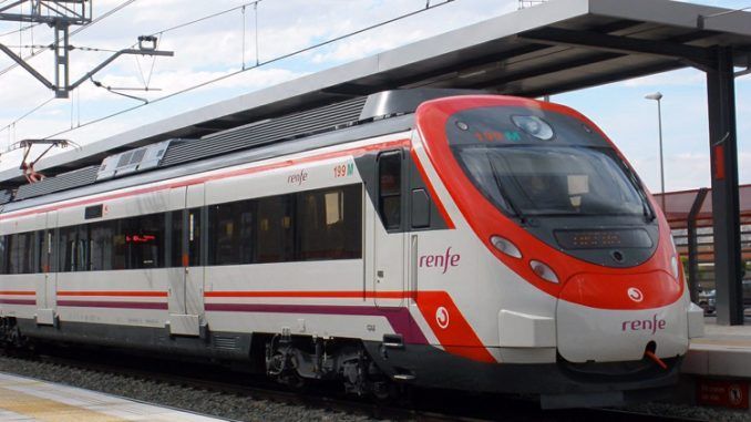 Un tren de Cercanías Renfe