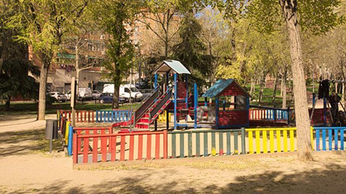 Área infantil de un parque