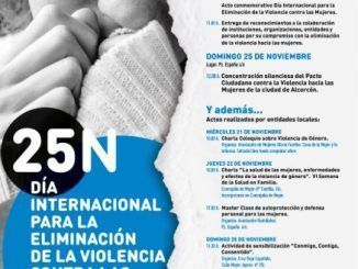 Alcorcón reconocerá el compromiso y la colaboración de instituciones, entidades y particulares en la lucha contra la Violencia de Género