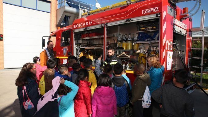Actividades infantiles en la Semana de la Prevención de Incendios en Fuenlabrada