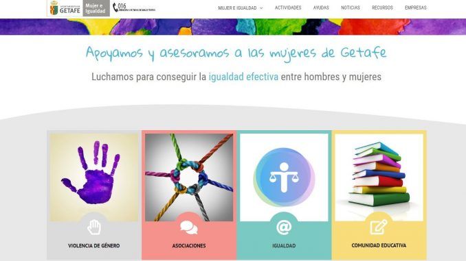 Getafe estrena nueva página web: mujer-igualdad.getafe.es