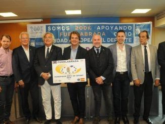 Ayala recogerá en el Parlamento Europeo la bandera de Ciudad Europea del Deporte 2019