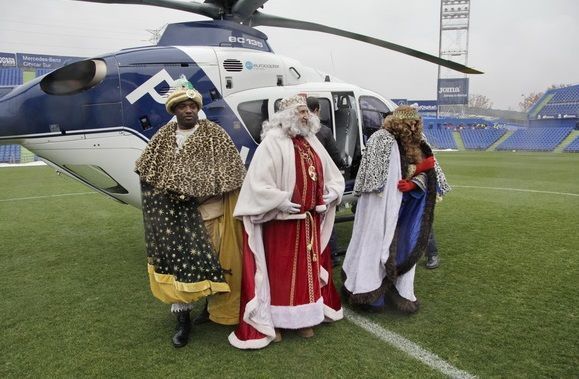 El sábado 5 de enero aterrizarán los Reyes Magos de Oriente en el Coliseum