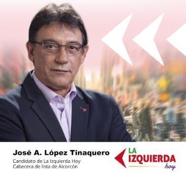 José Antonio López Tinaquero, candidato de la Izquierda Hoy en Alcorcón para las próximas elecciones municipales