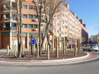 Las obras de la rotonda de las calles Andrómeda-Casiopea están a punto de finalizar