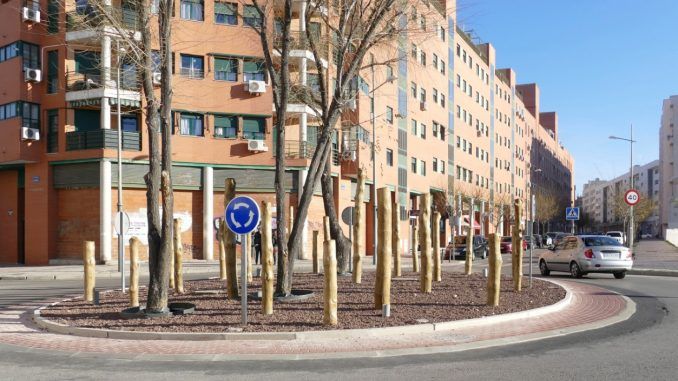 Las obras de la rotonda de las calles Andrómeda-Casiopea están a punto de finalizar