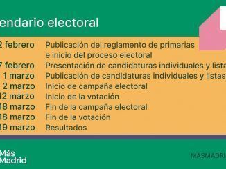 Comienza el calendario de primarias de Más Madrid