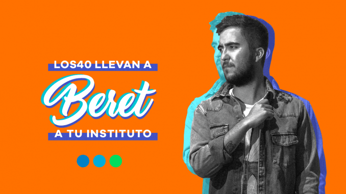 Beret visitará el Instituto Rafael Frühbeck de Burgos de Leganés tras ganar el premio "Los 40 llevan a Beret a tu instituto"