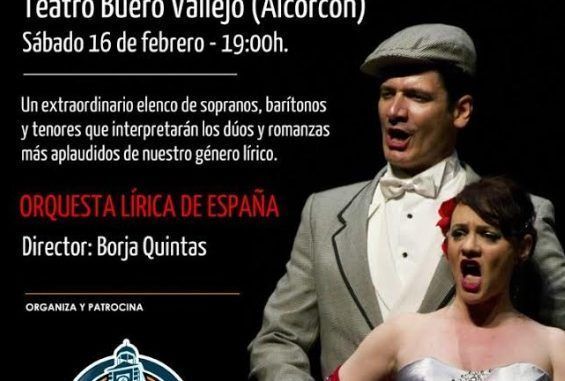 Los mejores fragmentos de las zarzuelas populares serán cantados el 16 de febrero en el Teatro Buero Vallejo de Alcorcón
