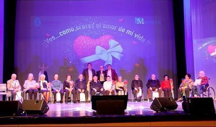 Los Mayores de Leganés celebran San Valentín homenajeando a 7 parejas