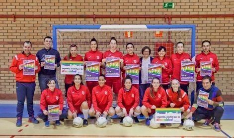 Los clubes deportivos de Leganés muestran su apoyo a los derechos LGBTI a través de la campaña "Leganés juega con orgullo"
