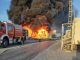Un incendio provocó la quema de 15.000 metros públicos de material reciclado en Alcorcón