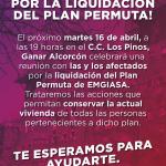 Ganar Alcorcón lamenta que "casi 90 familias pueden perder su hogar por culpa de la liquidación del Plan Permuta hecha por el PP"