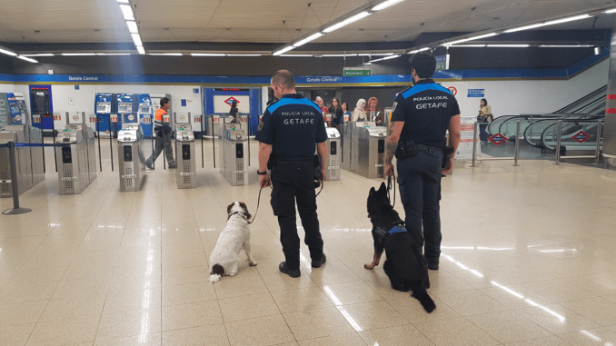 La Unidad Canina de la Policía Local de Getafe crece hasta contar con 4 perros