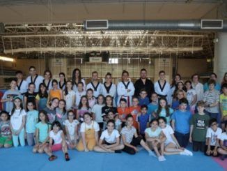Encuentro ‘Conoce los valores olímpicos a través del taekwondo' en Leganés