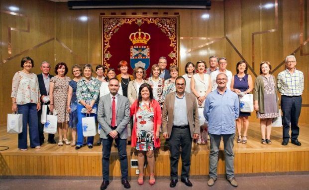 Homenaje a los maestros jubilados en 2019 en Leganés