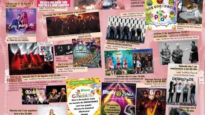 Cartel de las Fiestas Patronales de Alcorcón 2019