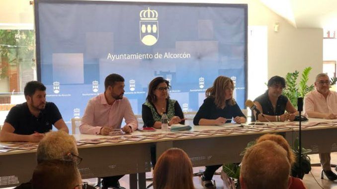 El equipo de Gobierno de Alcorcón explicando el programa de las Fiestas Patronales 2019