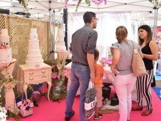 Uno de los 130 comercios participantes de la feria "Leganés se casa".