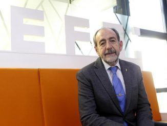 El presidente de la Federación de Fútbol de Madrid (RFFM), Paco Díez.