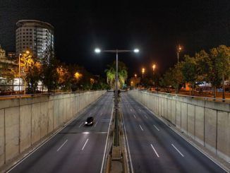 Calle durante el estado de alarma