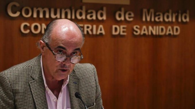 El viceconsejero de Salud Pública y Plan Covid-19 de la Comunidad de Madrid, Antonio Zapatero