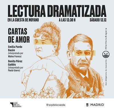 Cartel de la lectura dramatizada de Pérez Galdós y Pardo Bazán
