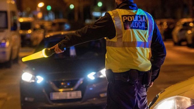 Control de la Policia Local y Guardia Civil