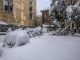 Una calle nevada a consecuencia del temporal Filomena