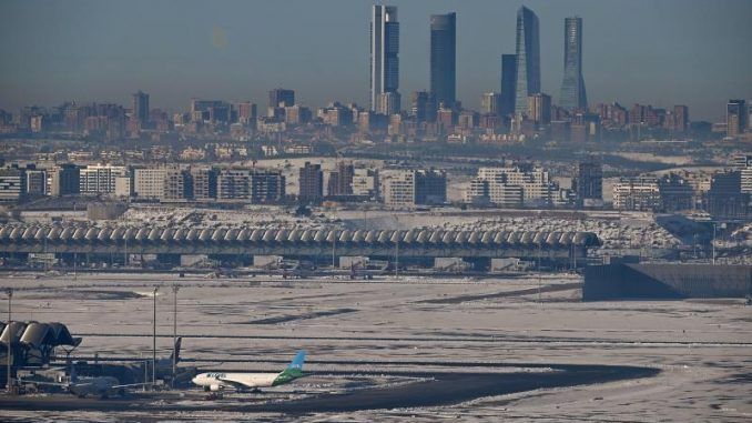 Vista del aeropuerto Adolfo Suárez Madrid Barajas