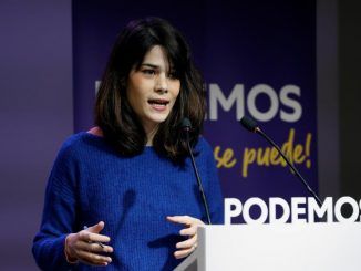 La diputada de Podemos en la Asamblea de Madrid Isa Serra.