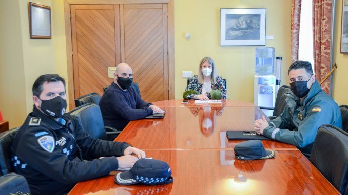 reuniones de coordinación en materia de salud pública entre Ayuntamiento, Policía Local y Guardia Civil