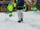 Profesionales del SUMMA 112 atentiendo a pacientes pese al temporal de nieve