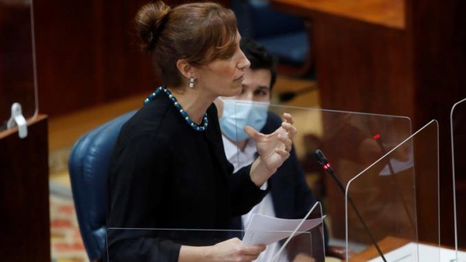 La portavoz de Más Madrid en la Asamblea de Madrid, Mónica GarcíaLa portavoz de Más Madrid en la Asamblea de Madrid, Mónica García