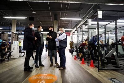 Reunión del vicepresidente de la Comunidad de Madrid con el sector de los gimnasios