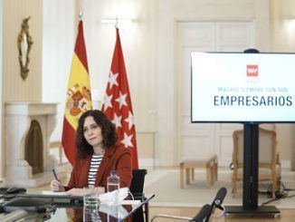 La presidenta de la Comunidad de Madrid, Isabel Díaz Ayuso