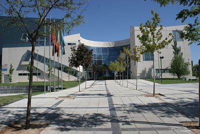 Fachada del Centro Cívico Cultural José Saramago de Leganés