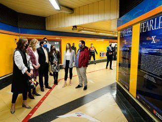 #DanzaxAgua exposición en metro Canal