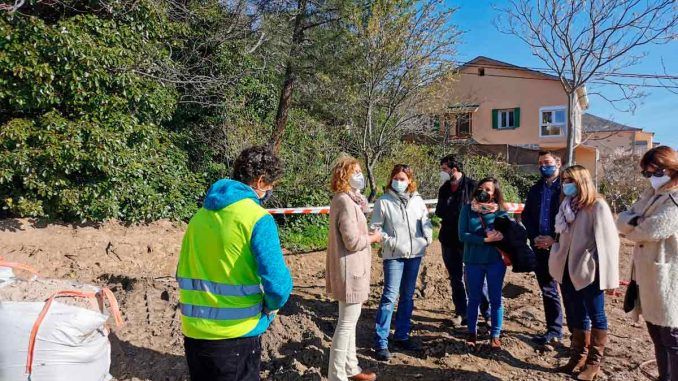 La Comunidad de Madrid está restaurando el jardín del albergue juvenil de El Escorial, en San Lorenzo de El Escorial.