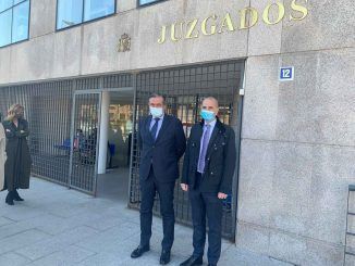 El consejero de Justicia, Interior y Víctimas, Enrique López, visita la sede de los Juzgados de Primera Instancia e Instrucción de Majadahonda.