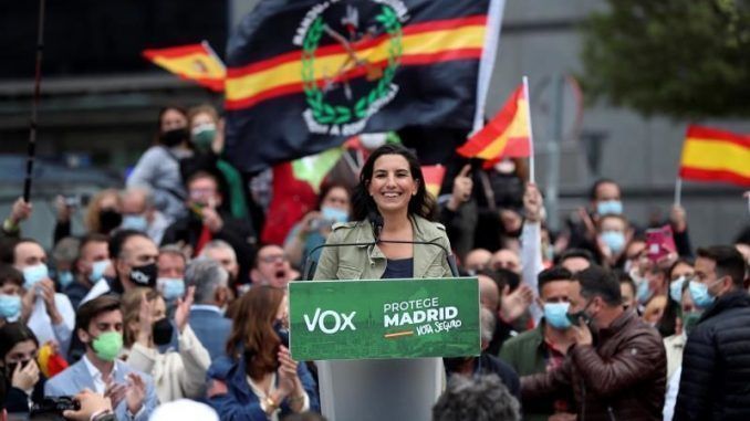 La candidata de la presidencia de la Comunidad de Madrid
