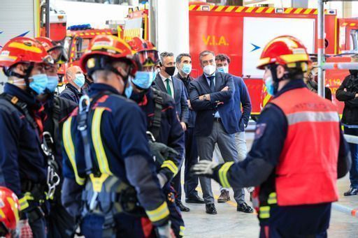 La Comunidad de Madrid supervisa a los futuros bomberos