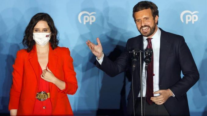 Díaz Ayuso y Casado