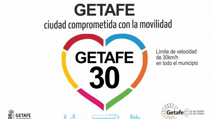 A 30 km/h en todas las vías de Getafe