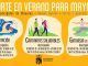 Un cartel con la información de las actividades para mayores