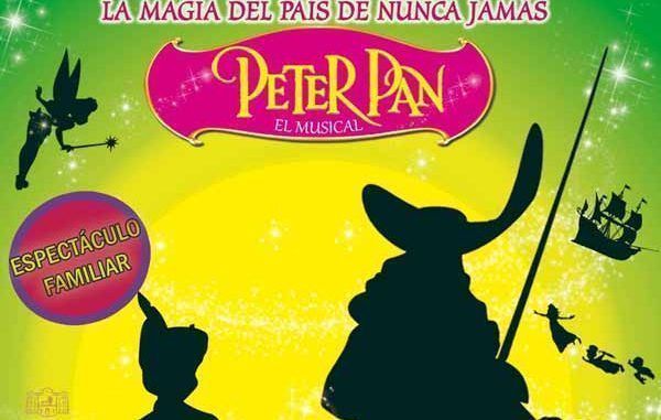 El parque de la Constitución acogerá el domingo el espectáculo musical infantil “Peter Pan, la magia del País de Nunca Jamás”