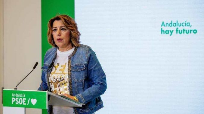 La expresidenta de la Junta de Andalucía, Susana Díaz