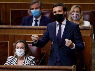 El líder del Partido Popular, Pablo Casado